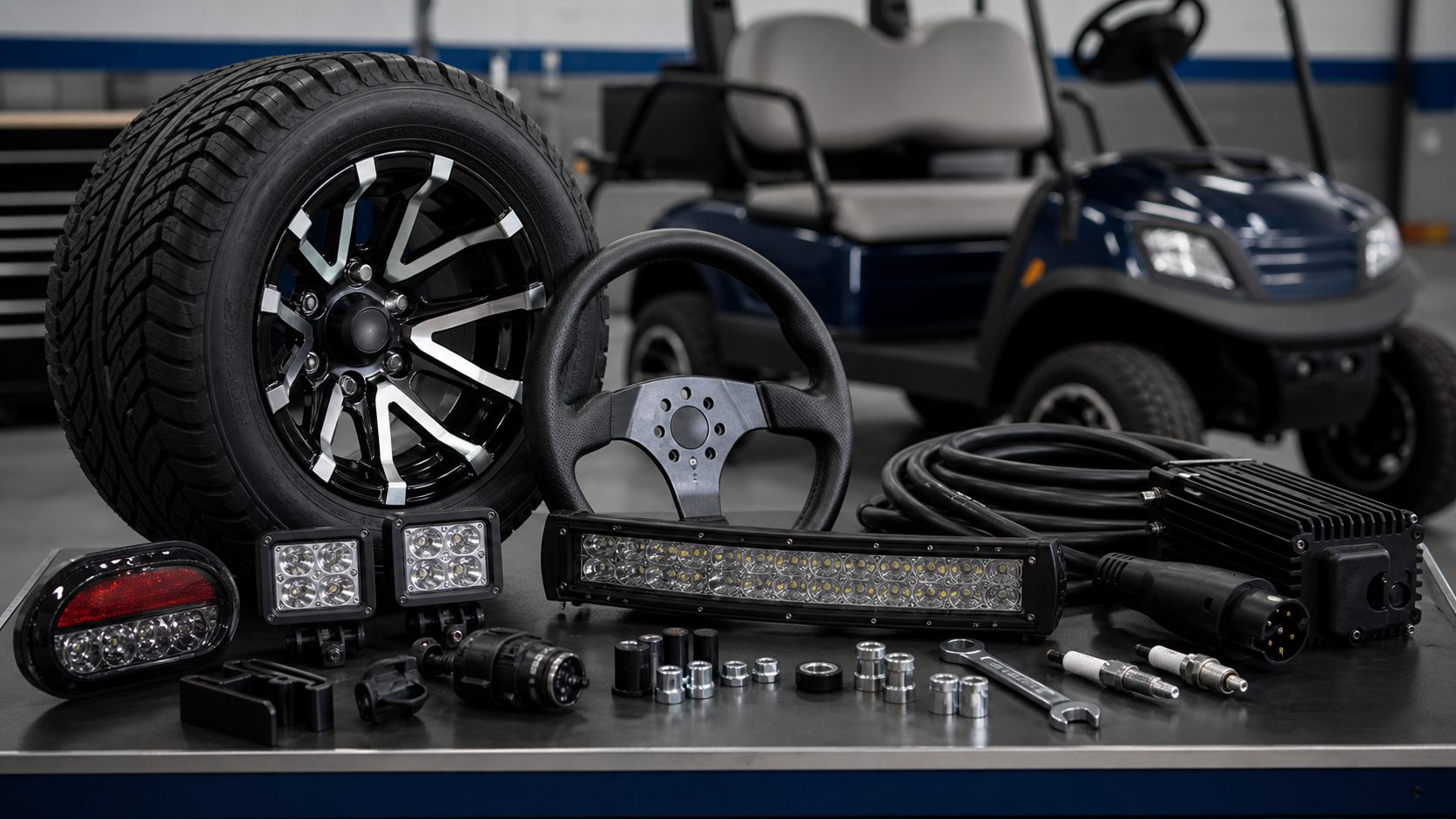 Golf cart parts and accessories
