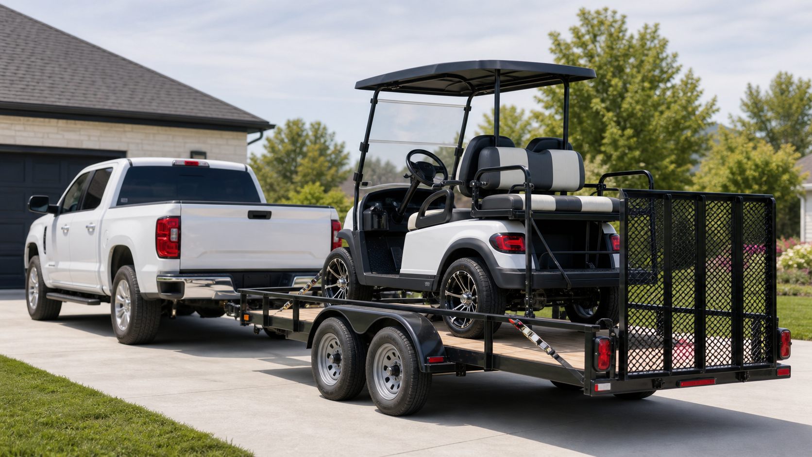 Golf cart pickup and delivery